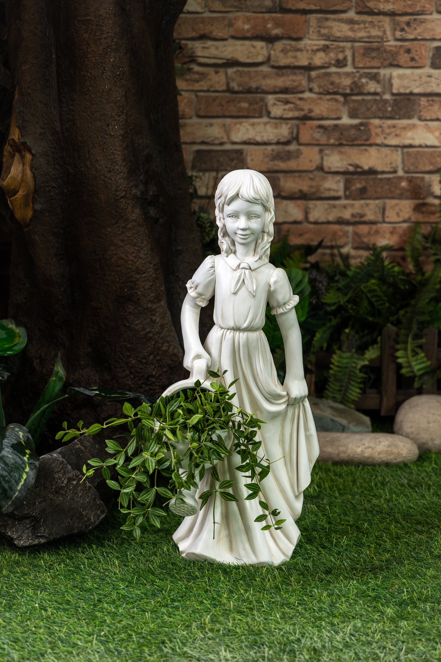 Sculpture of a Girl Carrying a Pot