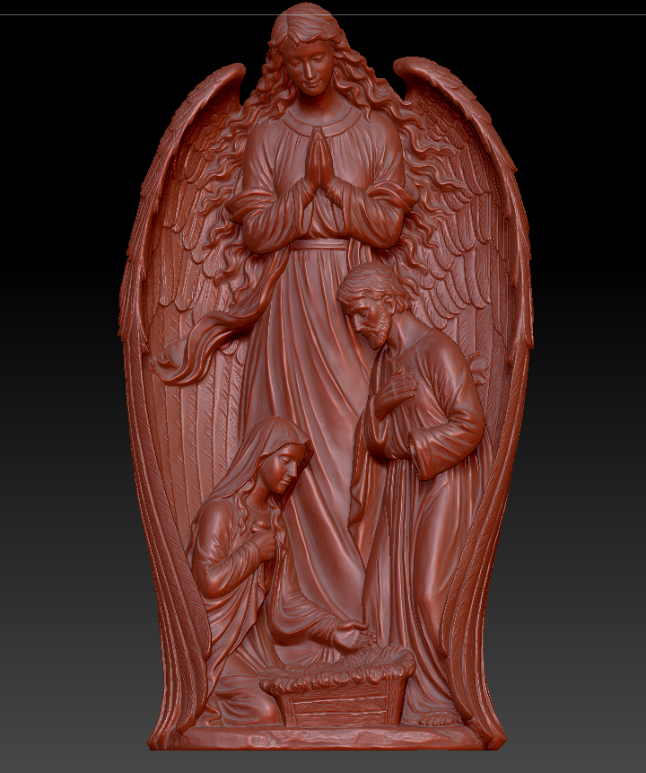 Relief of religious figures