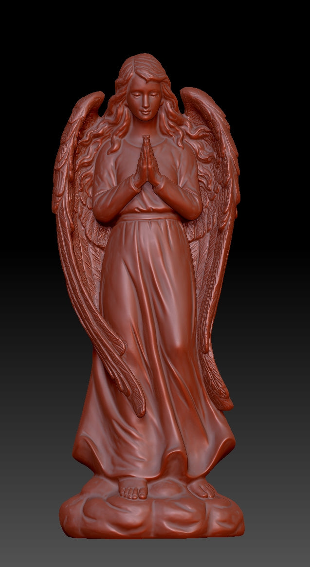 Angel shaped sculpture