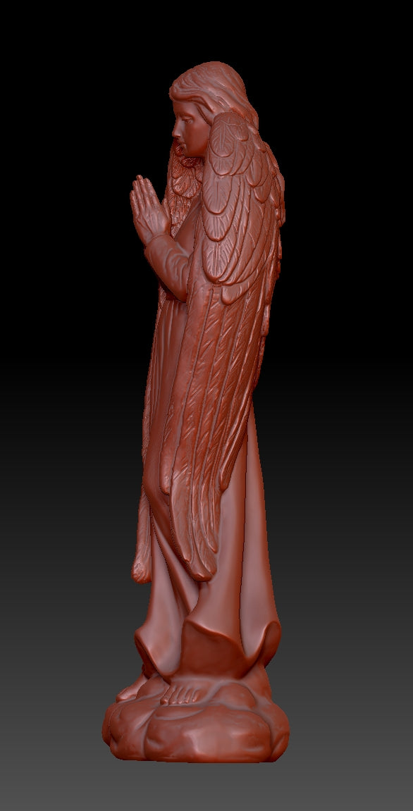 Angel shaped sculpture