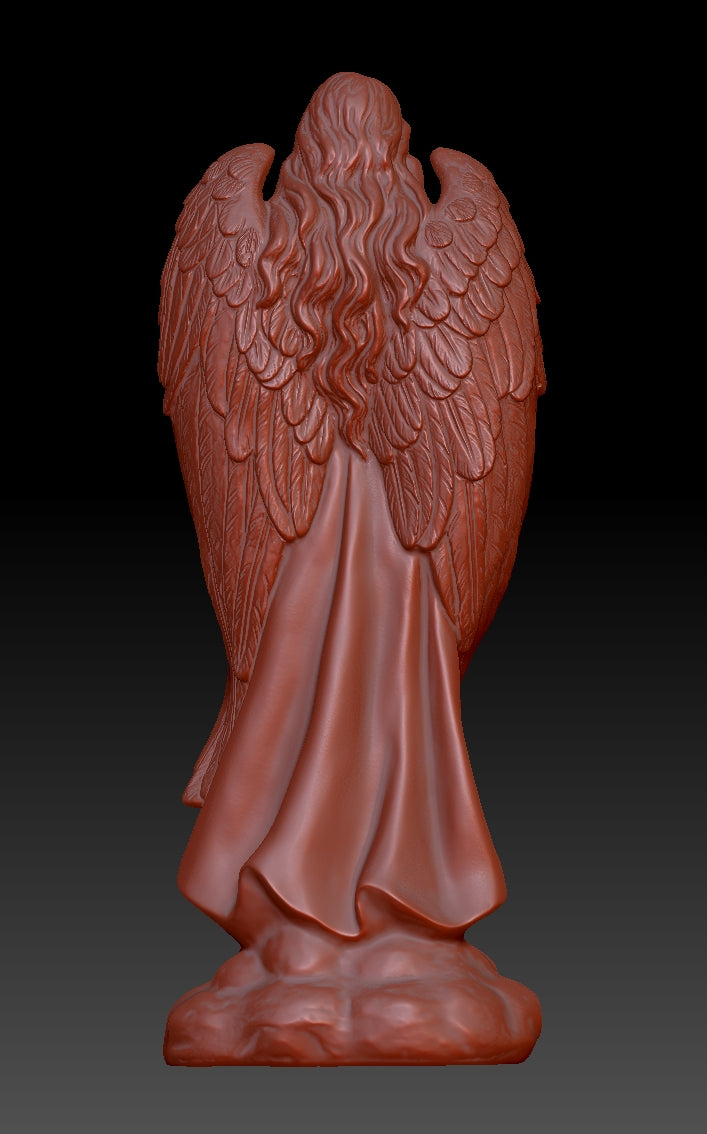 Angel shaped sculpture
