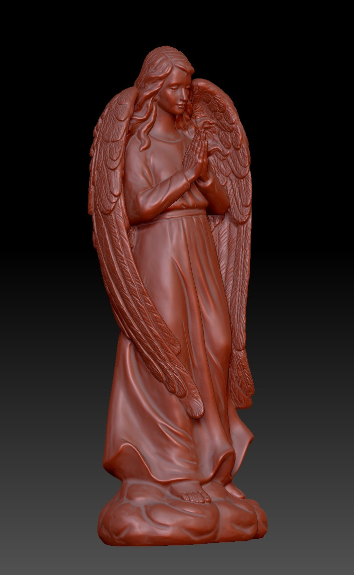 Angel shaped sculpture