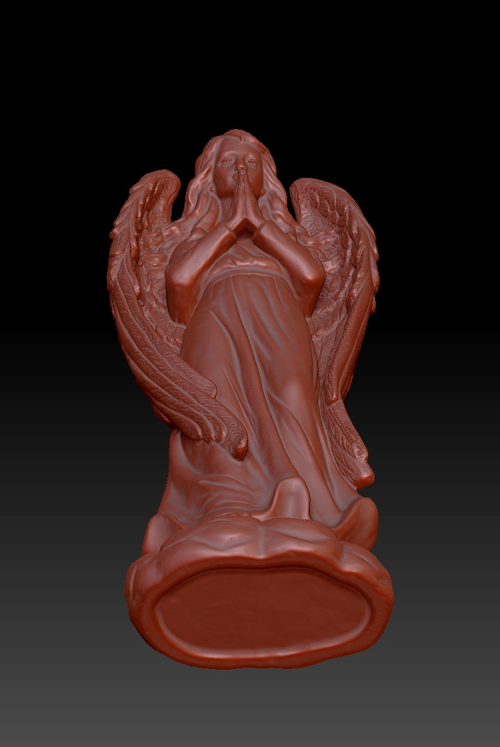 Angel shaped sculpture