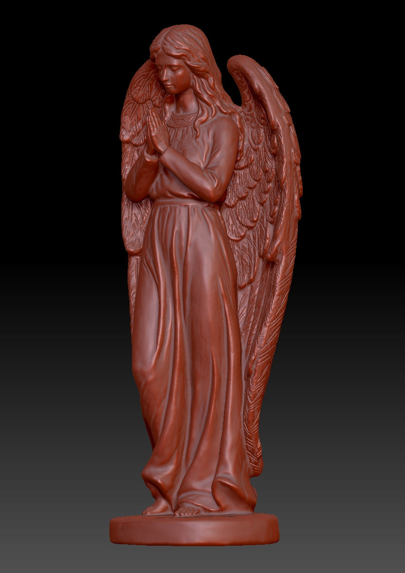 Angel shaped sculpture