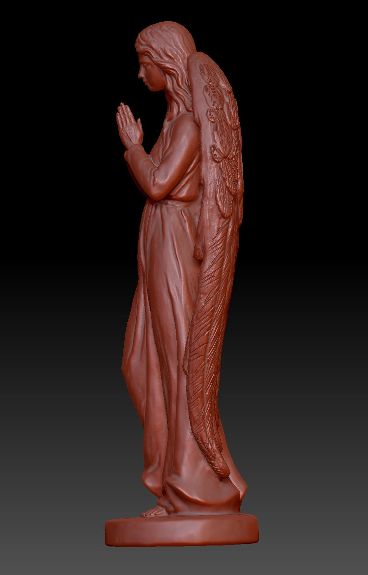 Angel shaped sculpture