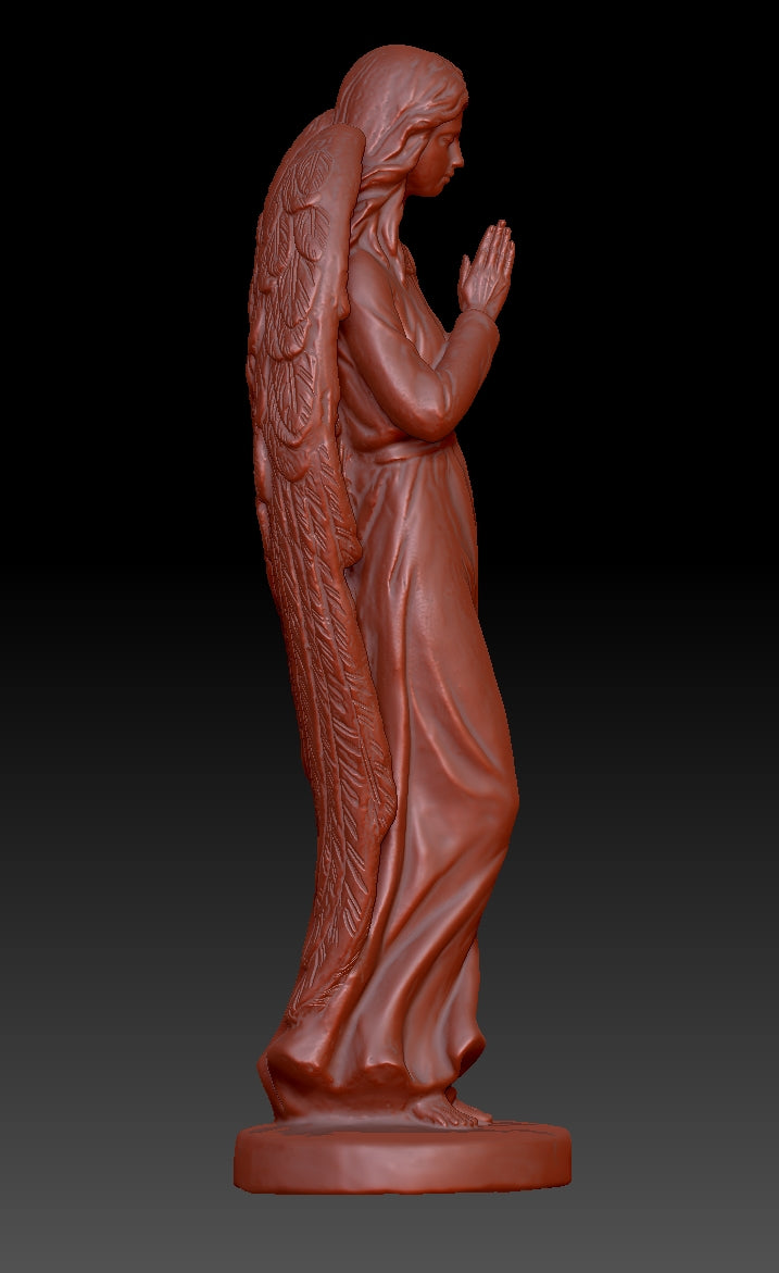 Angel shaped sculpture