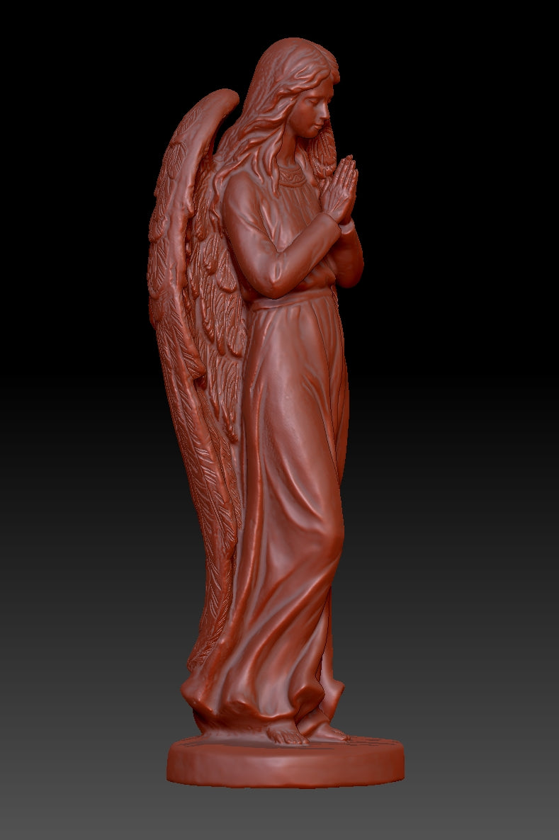 Angel shaped sculpture