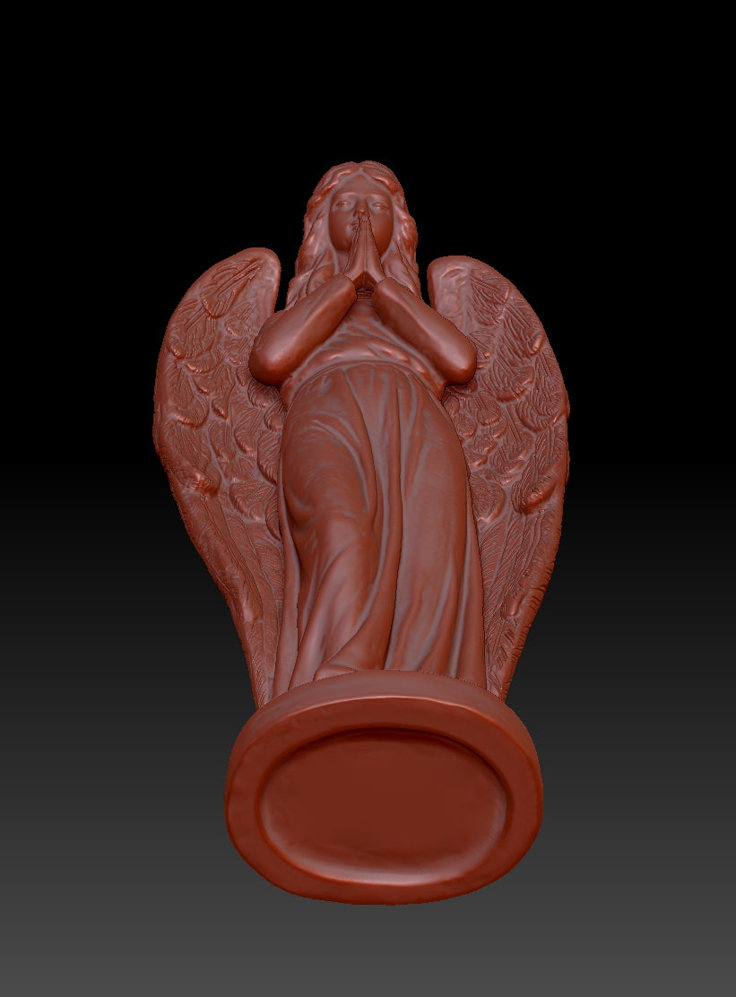 Angel shaped sculpture