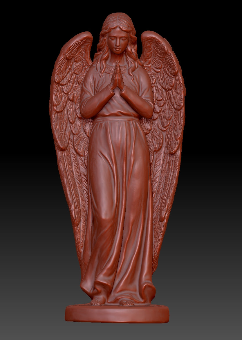 Angel shaped sculpture
