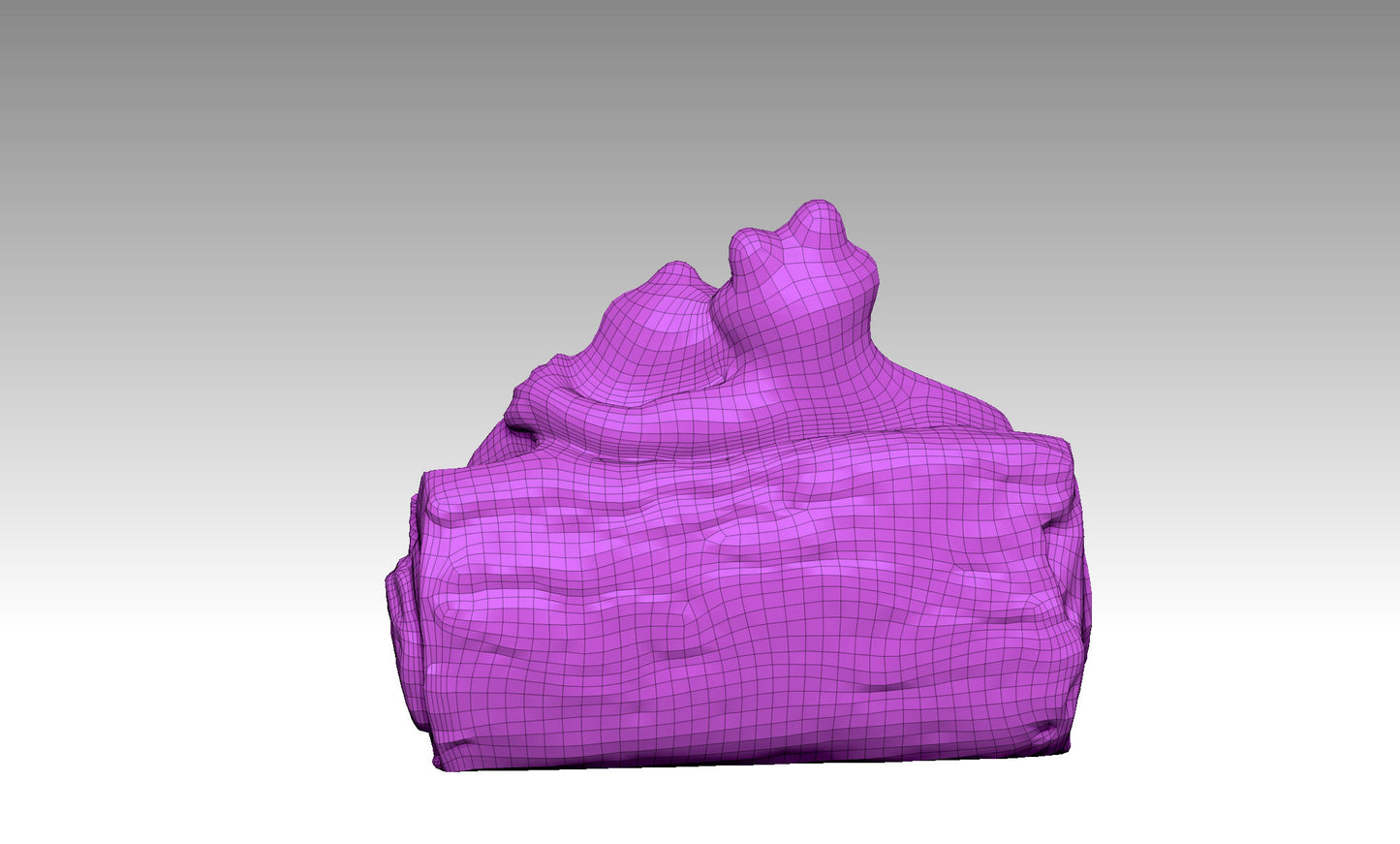 Cute and Fun Double Frog 3D Model