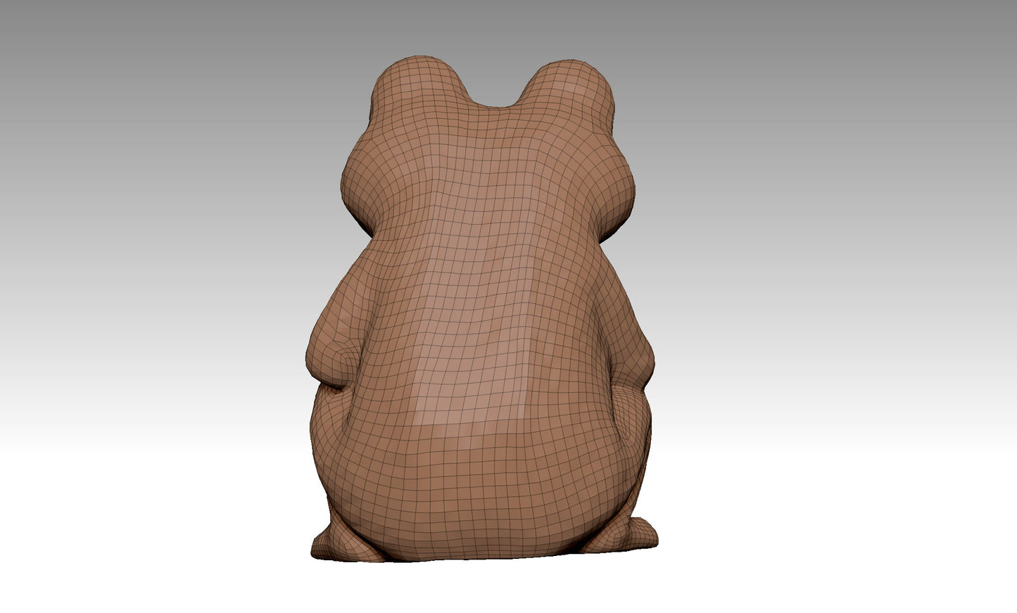3D frog model