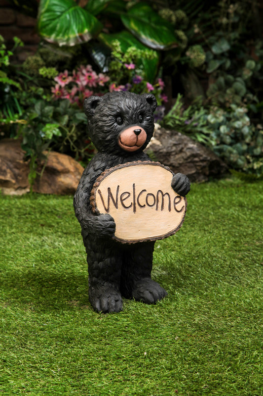 Welcome sign garden