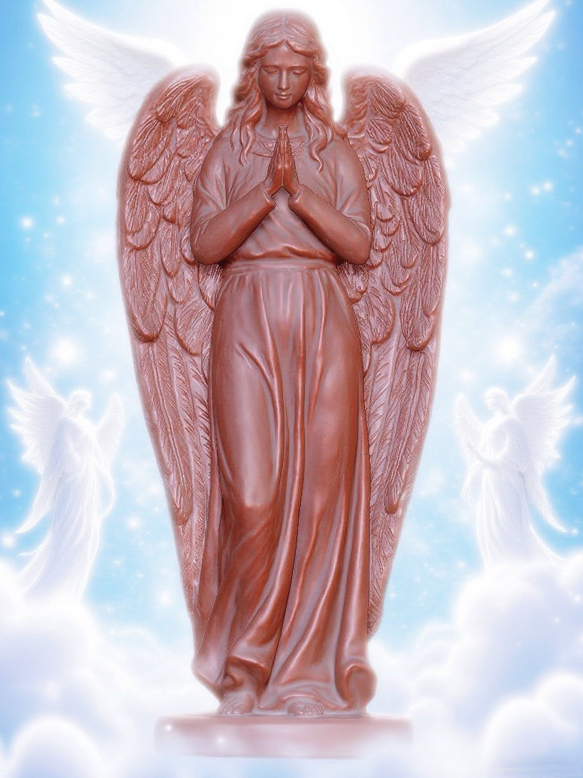 Angel shaped sculpture