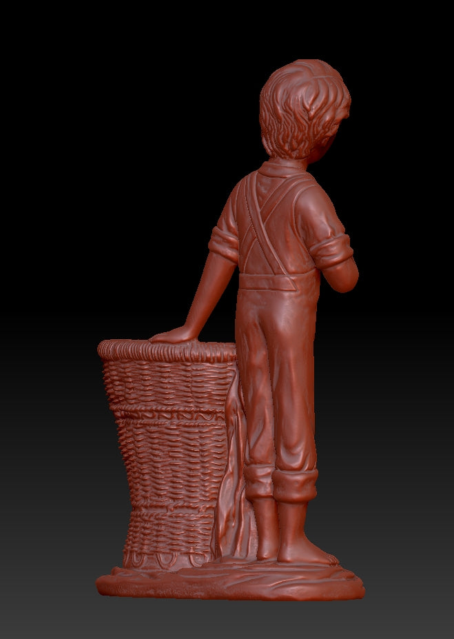 boy's rattan basket
