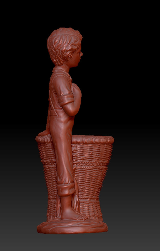 boy's rattan basket