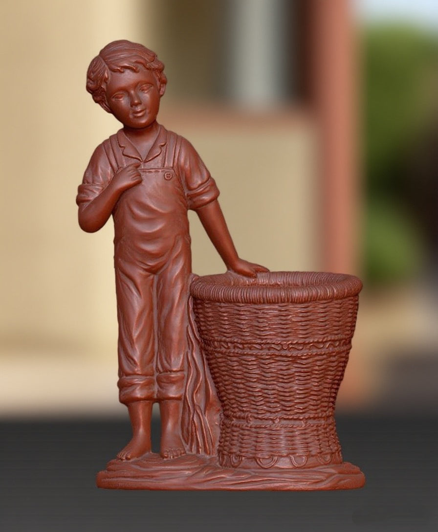 boy's rattan basket