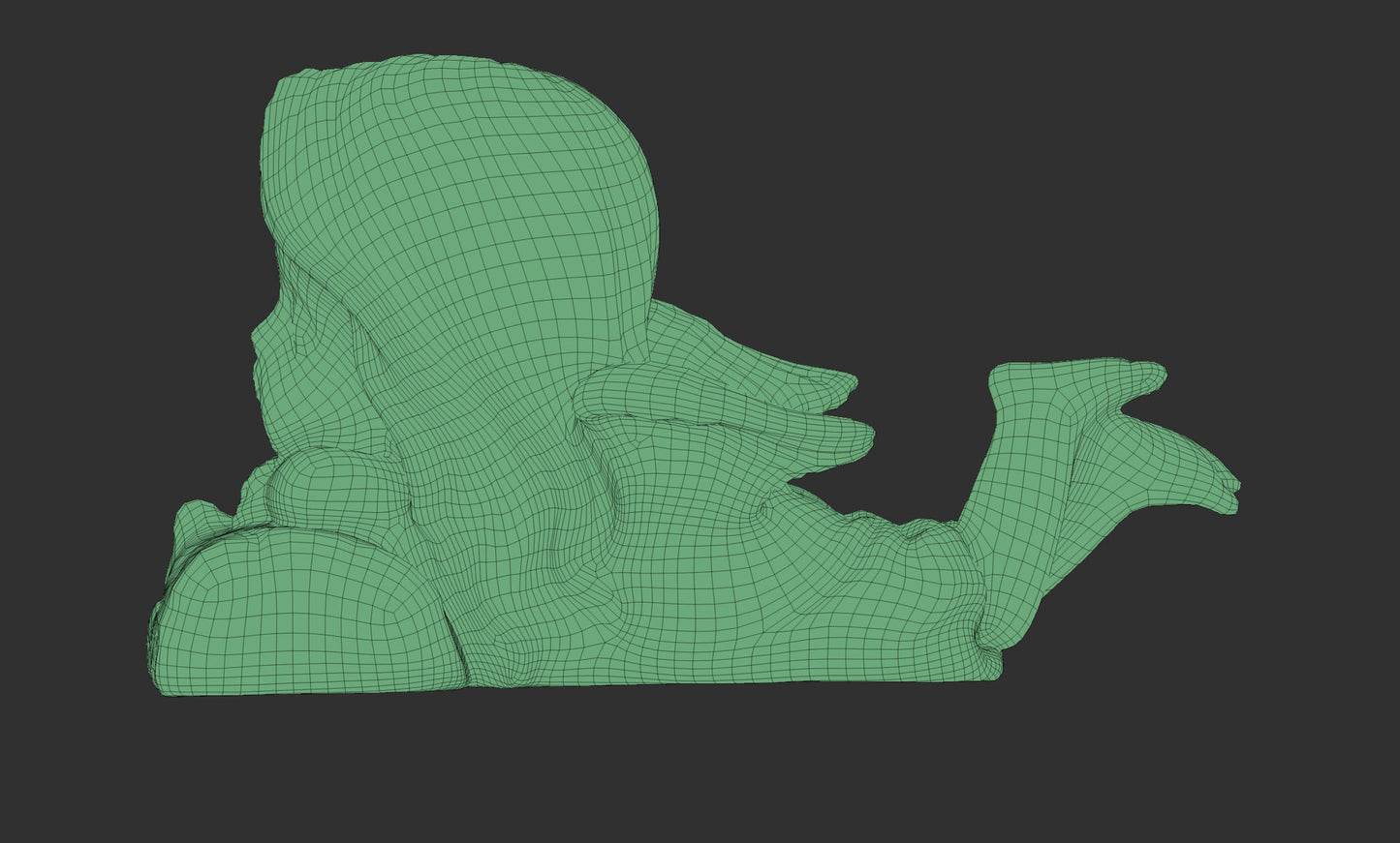 Cute girl crouching on wood