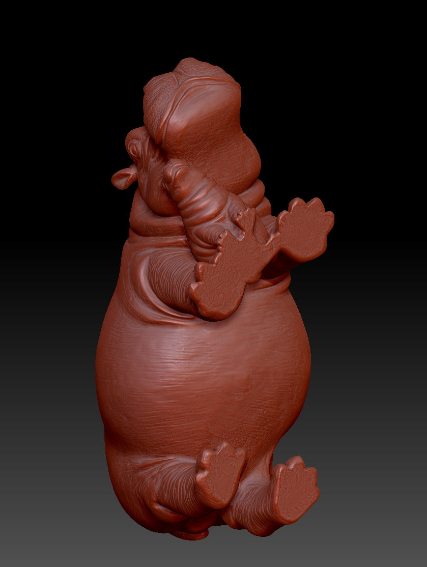 hippo 3D model