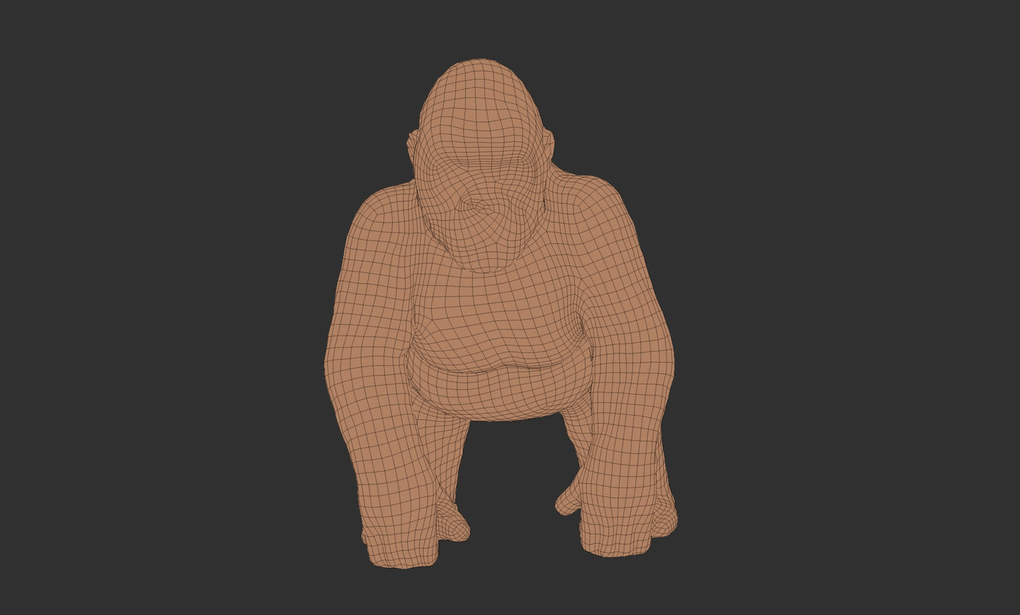 chimpanzee 3Dmodel