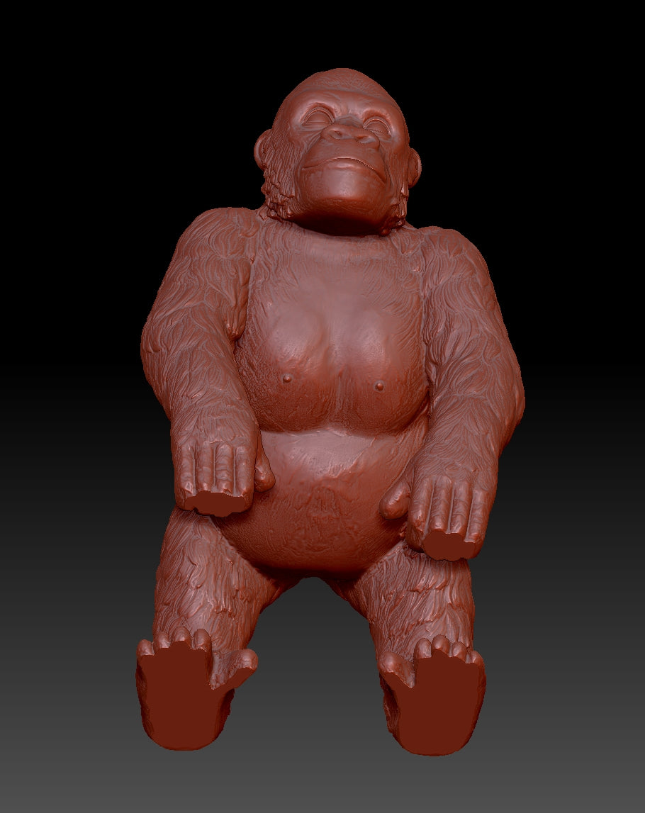 chimpanzee 3Dmodel
