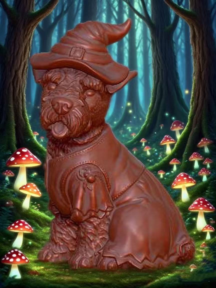 Cute Magic Puppy 3D Model