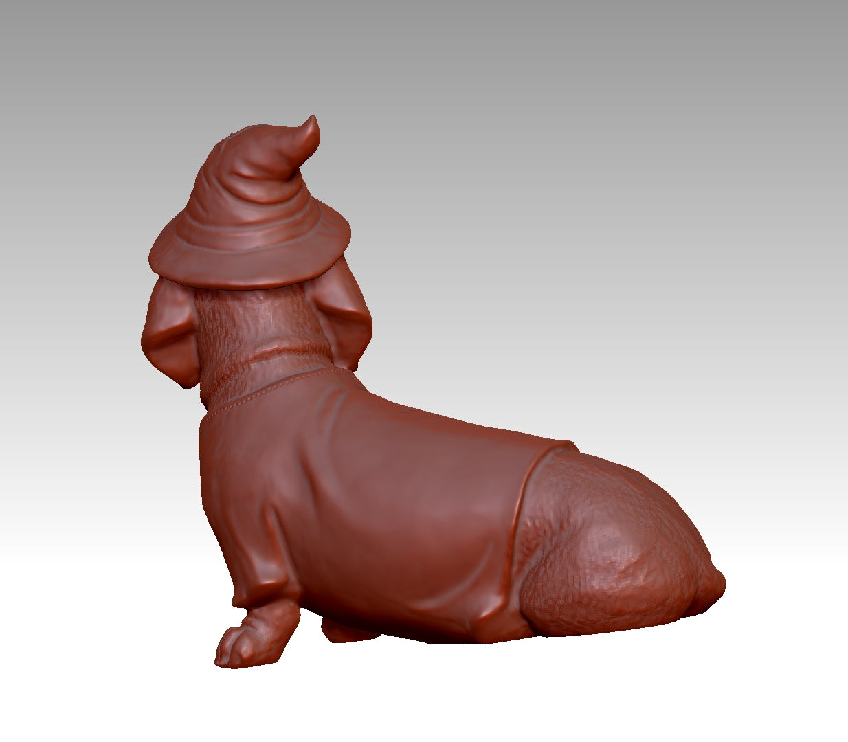 Cute Dachshund 3D Model