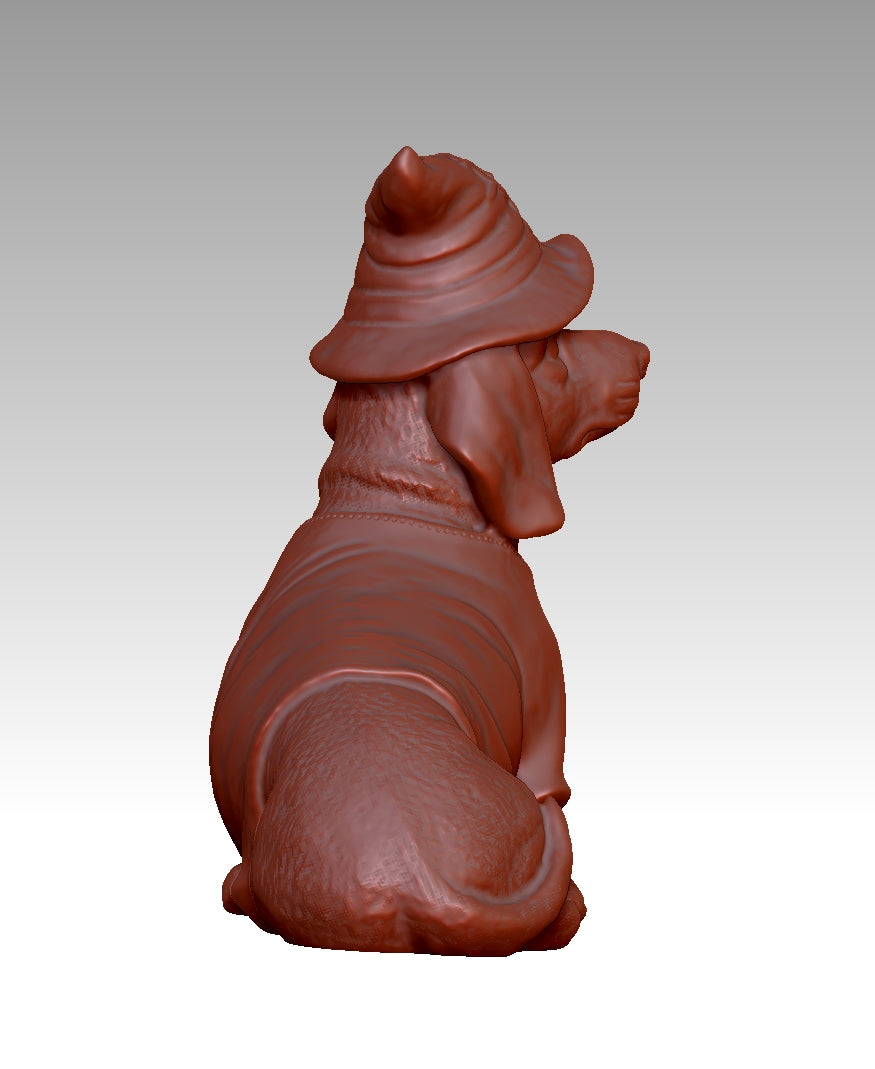 Cute Dachshund 3D Model