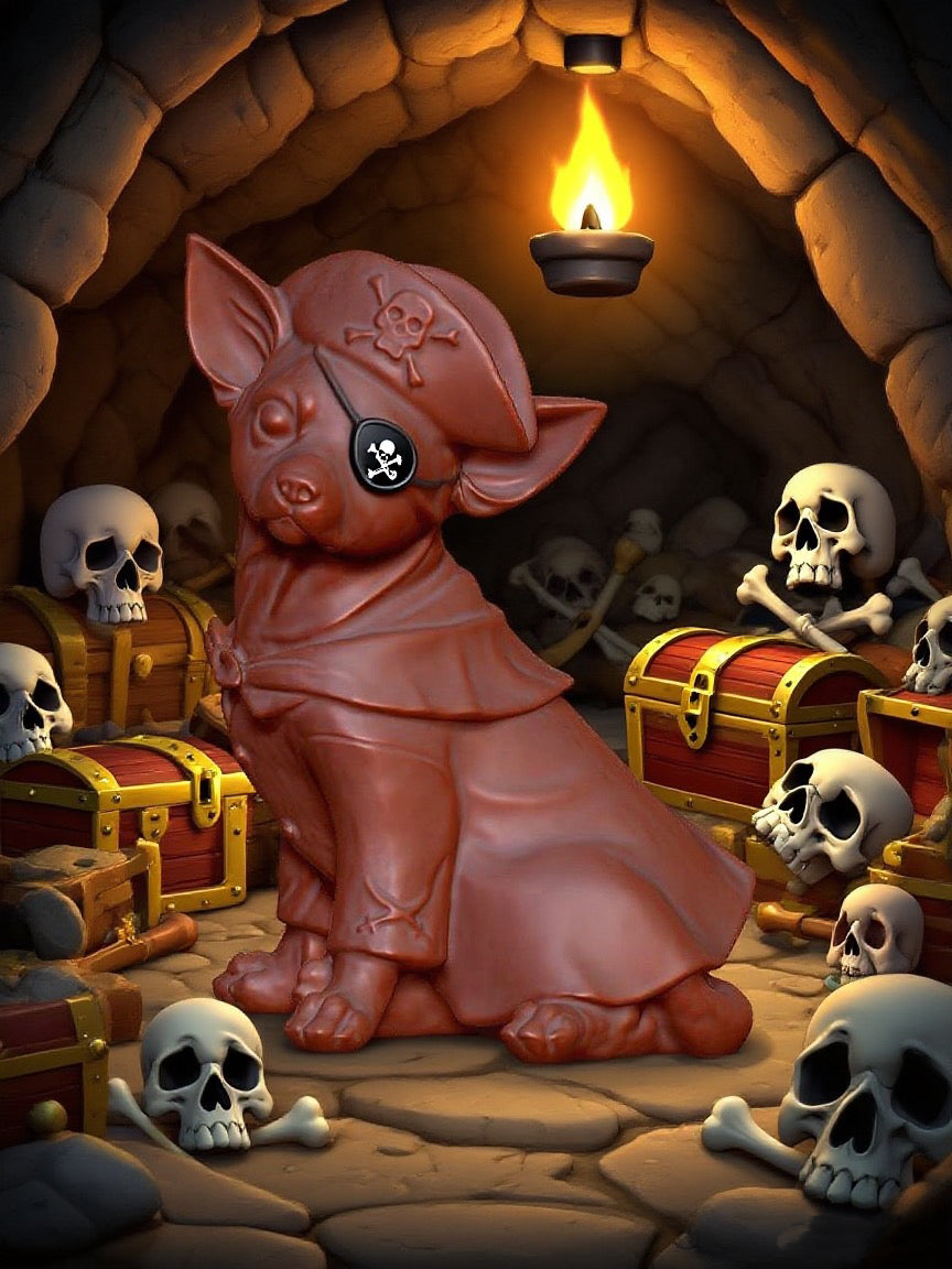 Super cool pirate-style Chihuahua