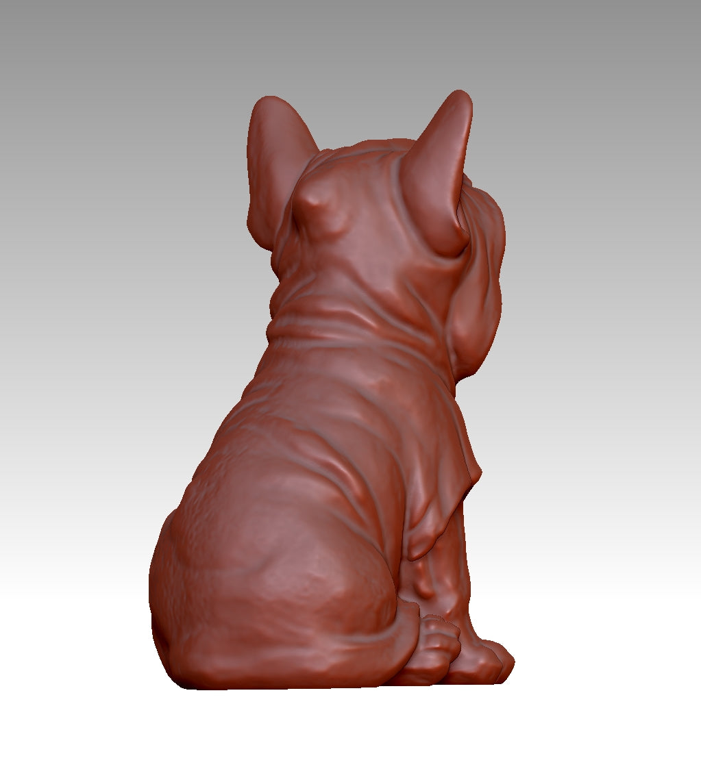 Super cool French Bulldog 3D model