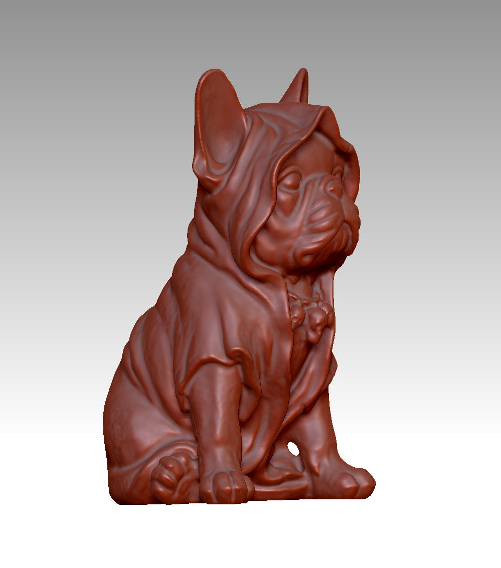 Super cool French Bulldog 3D model