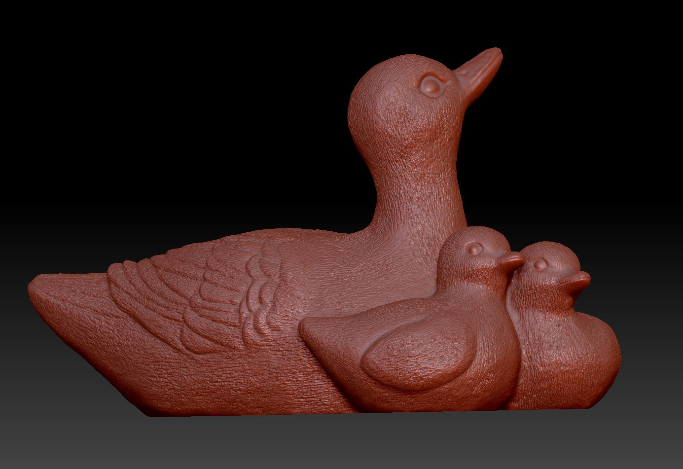 Sculpture of Childlike Explorer