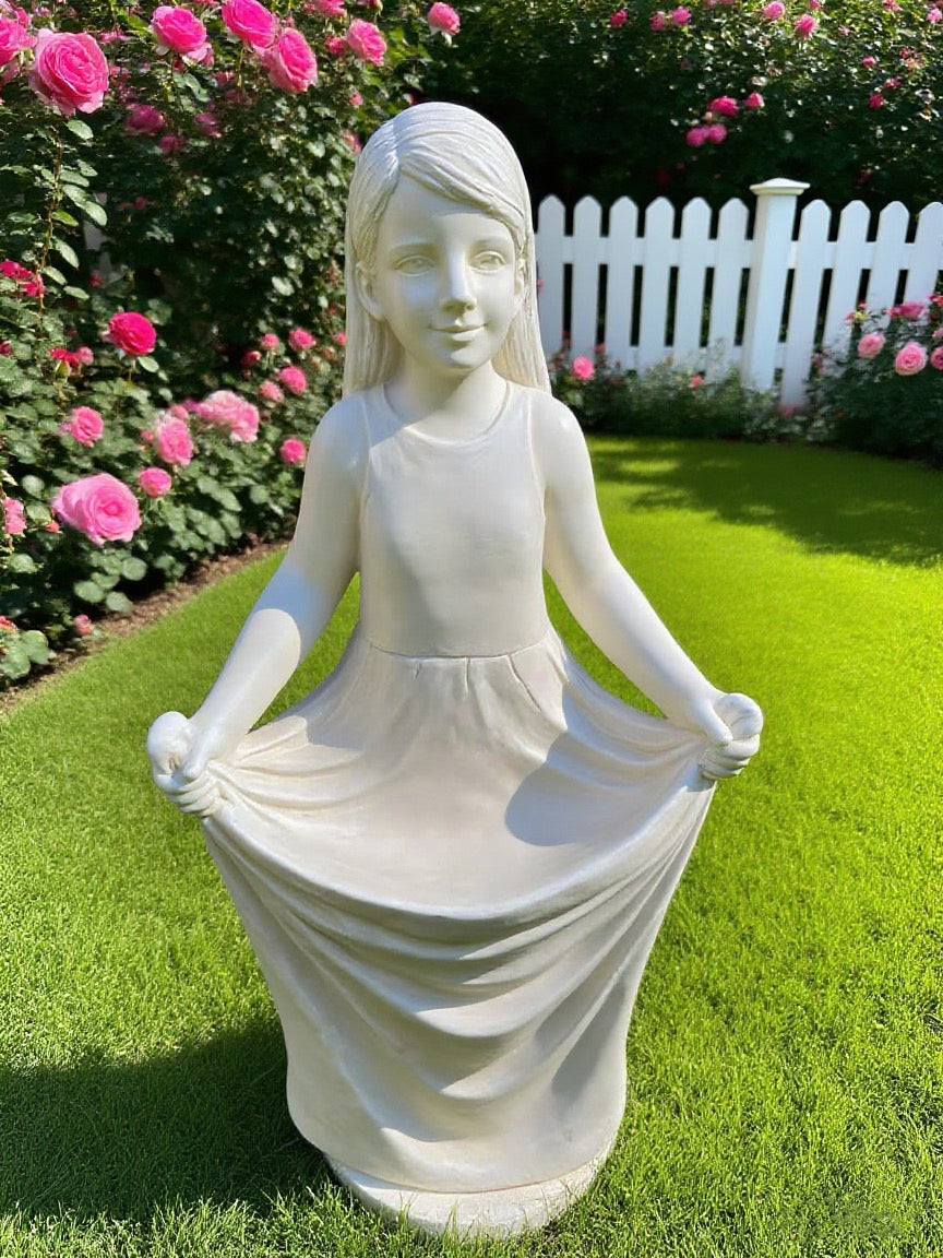 Skirt Girl Sculpture