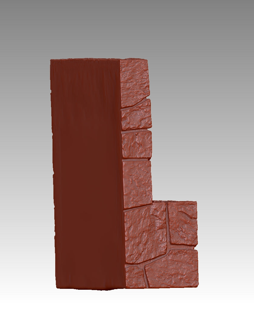 Stone wall water flow design