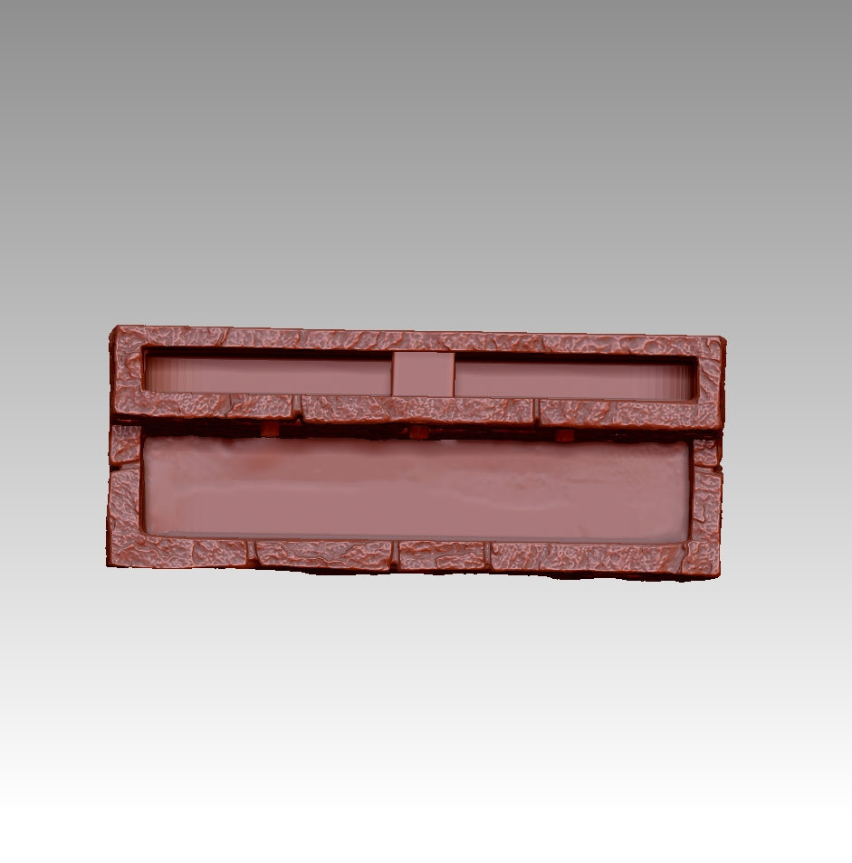 Stone wall water flow design